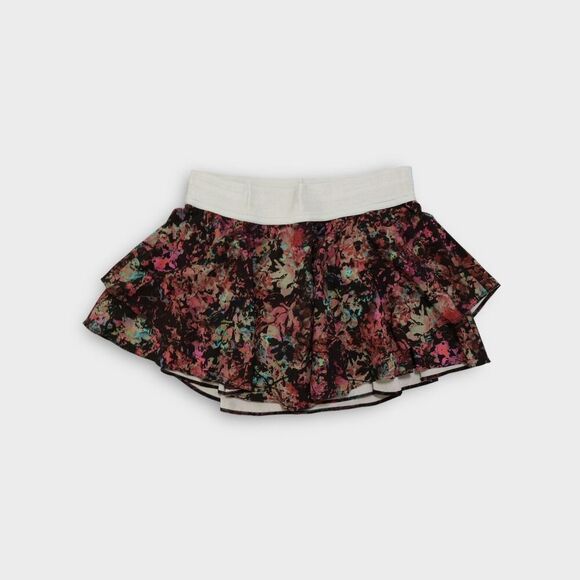 Lululemon Court Rival High-Rise Skirt Stencil Blossom Red Multi Size 8 - Picture 2 of 10